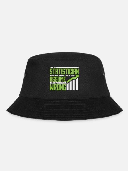 Statistiker - Bucket Hat - Schwarz