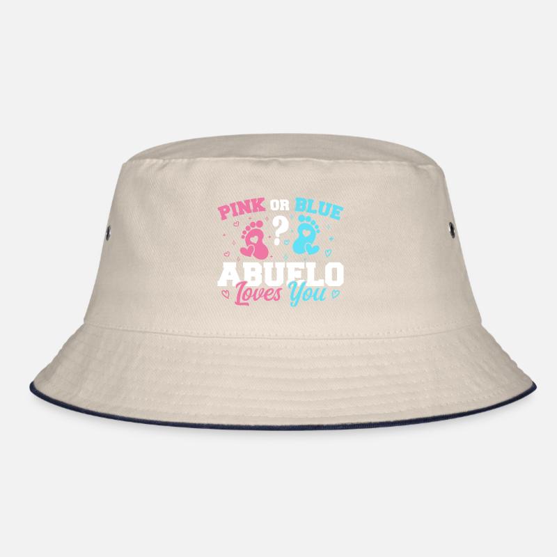 Rosa oder Blau Abuelo liebt dich - Abuelo Opa Bucket Hat