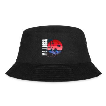 Mallorca Style – Sunset Vibes - Bucket Hat - black - Front - Lela (165cm)