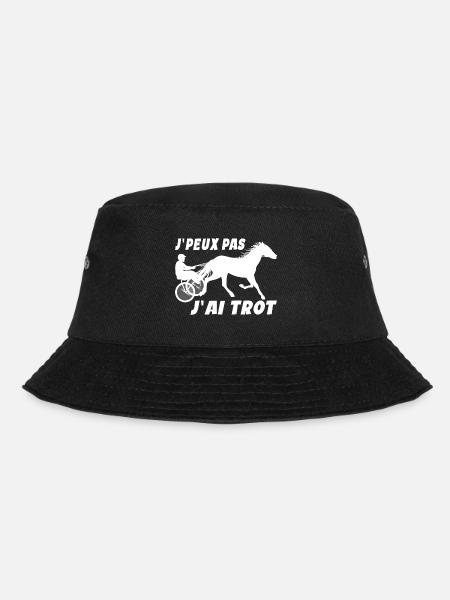 J'peux Pas J'ai Trot Humour Cheval équitation - Bob - noir