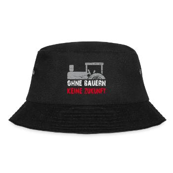 Ohne Bauern keine Zukunft - Bucket Hat - Schwarz - Vorne - Lela (165cm)