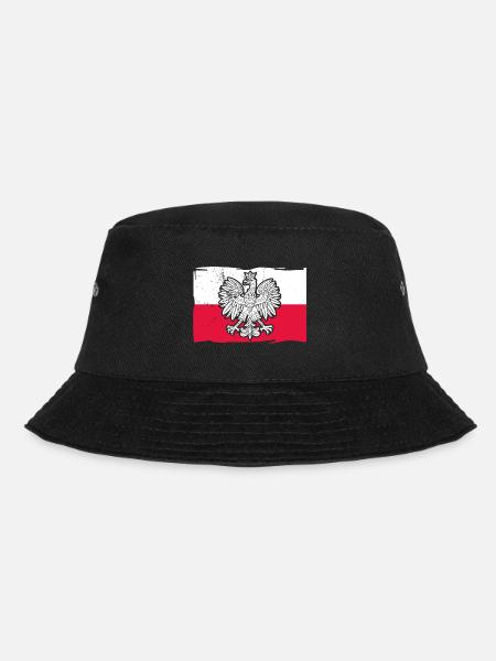 Polen Polnisch Polska Polski Husaria Kavallerie - Bucket Hat - Schwarz
