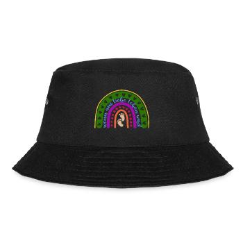 Wenn aus Liebe Leben wird - Baby - schwanger - Bucket Hat - Schwarz - Vorne - Lela (165cm)
