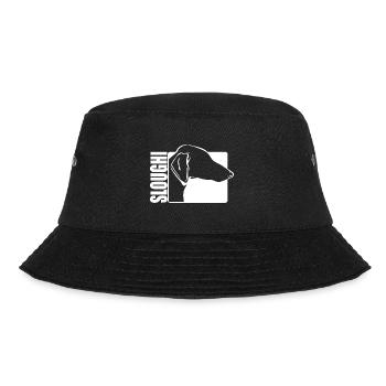 Sloughi Profile Dogs Dog Greyhounds Wilsigns - Bucket Hat - black - Front - Lela (165cm)