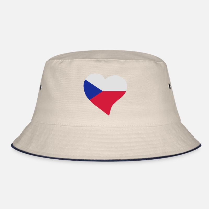 Czech heart Bucket Hat
