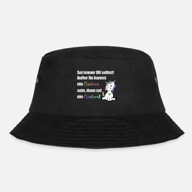 Sei immer du selbst - Bucket Hat - Schwarz