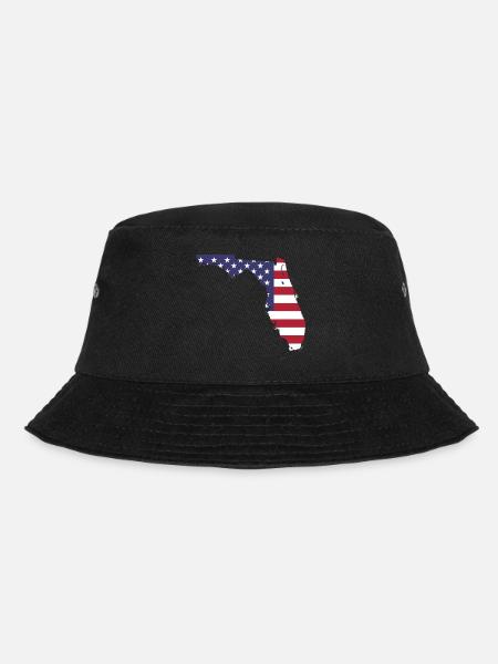 FLORIDA Shirt - Bucket Hat - Schwarz