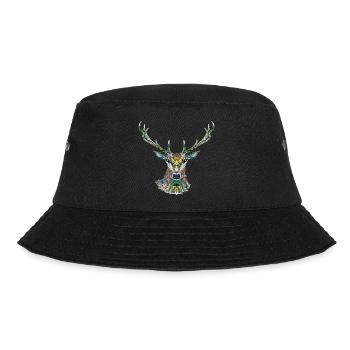 Hirsch - Bucket Hat - Schwarz - Vorne - Lela (165cm)