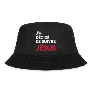 J'ai décidé de suivre Jésus - Bob - noir - Devant - Lela (165cm)