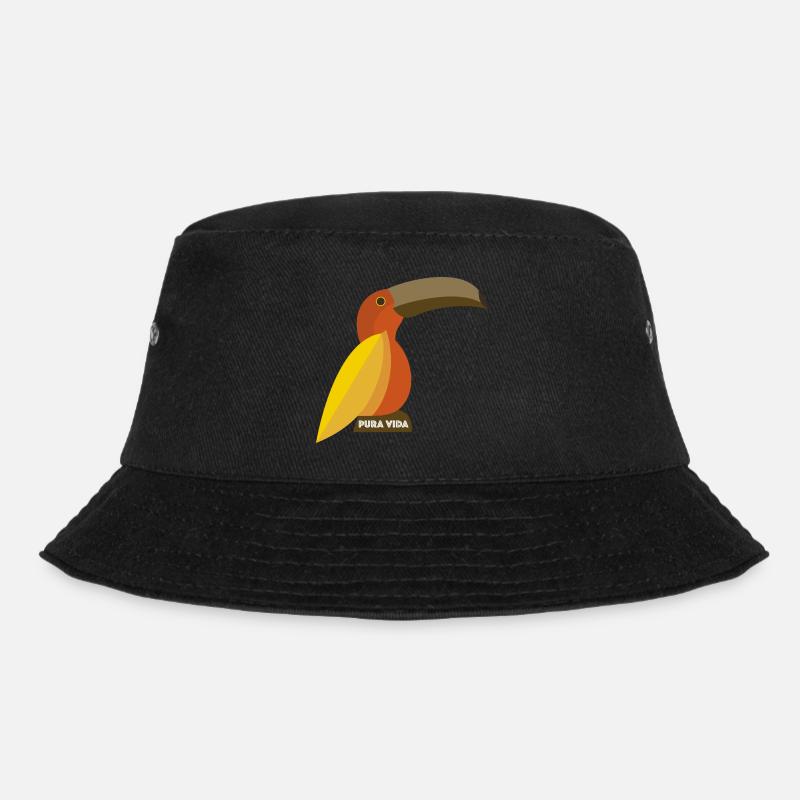 PURA VIDA - Bucket Hat - Schwarz