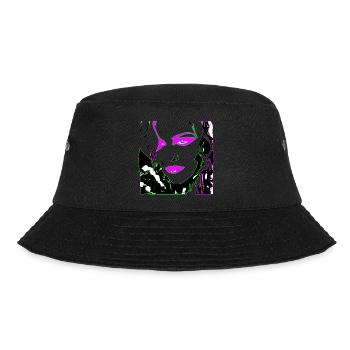 MAD 2 segnen - Bucket Hat - Schwarz - Vorne - Lela (165cm)