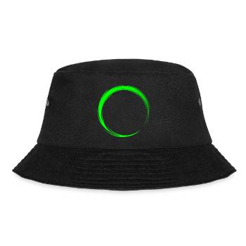 Kreis Symbol Form - Bucket Hat - Schwarz - Vorne - Lela (165cm)