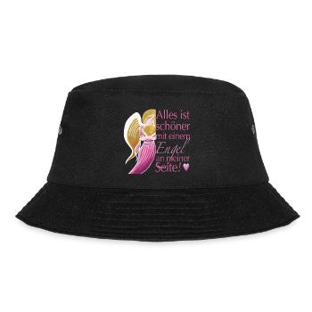 Engel an meiner Seite - Sonja Ariel von Staden - Bucket Hat - Schwarz - Vorne - Lela (165cm)