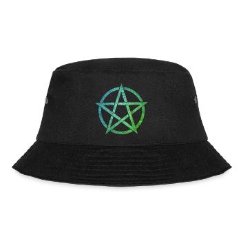 pentagram ebru 5 - Bucket Hat - Schwarz - Vorne - Lela (165cm)