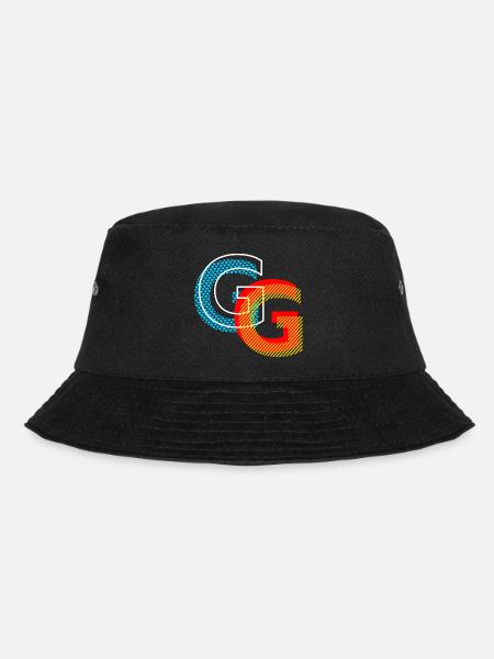Letter G - Bucket Hat - black