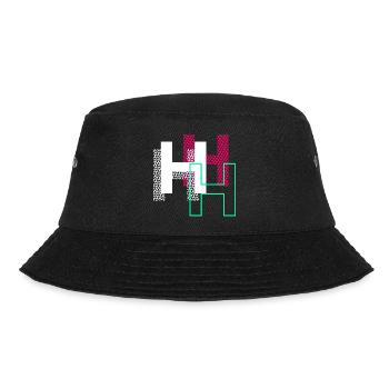 Letter H - Design Gift - Bucket Hat - black - Front - Lela (165cm)