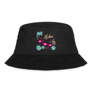 Flamants roses - Aloha - Bob - noir - Devant - Lela (165cm)