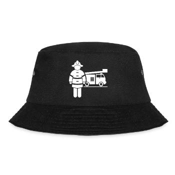 Firefighter Floriansjünger firefighters - Bucket Hat - black - Front - Lela (165cm)
