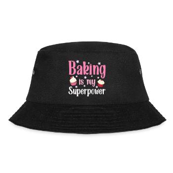 Baking baker baker - Bucket Hat - black - Front - Lela (165cm)