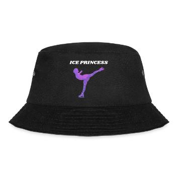 Eisprinzessin Skatermädchen Gift - Bucket Hat - Schwarz - Vorne - Lela (165cm)