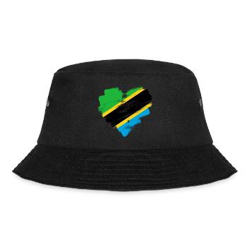 Tansania - Bucket Hat - Schwarz - Vorne - Lela (165cm)