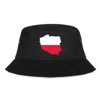 Poland - National border in national flag - Bucket Hat - black - Front - Lela (165cm)