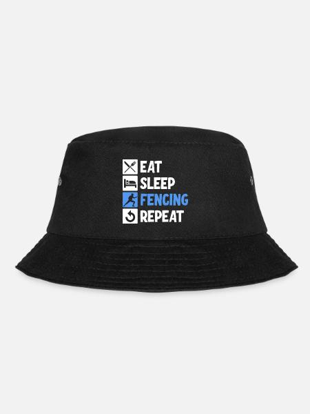 Fechten - Bucket Hat - Schwarz