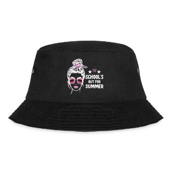 Schools Out For Summer Last Day of School - Bucket Hat - Schwarz - Vorne - Lela (165cm)