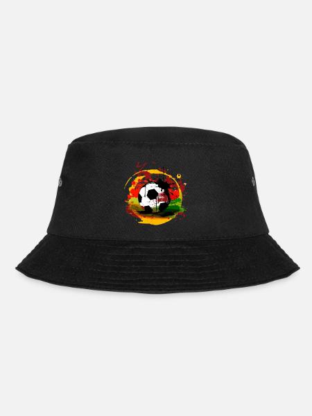 Fussball Deutschland - Bucket Hat - Schwarz