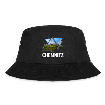 Chemnitz Germany City Skyline Home Love - Bucket Hat - black - Front - Lela (165cm)