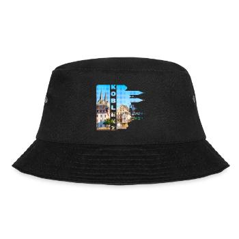 Koblenz Germany City Skyline Home Love - Bucket Hat - black - Front - Lela (165cm)