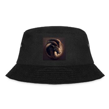 Odin Wikinger Valhalla Vikinger Hammer Thor Ziege - Bucket Hat - Schwarz - Vorne - Lela (165cm)