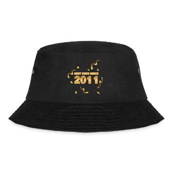 Jahr 2011 - Bucket Hat - Schwarz - Vorne - Lela (165cm)