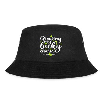 Growing My Lucky Charm St. Patrick's Day - Bucket Hat - black - Front - Lela (165cm)