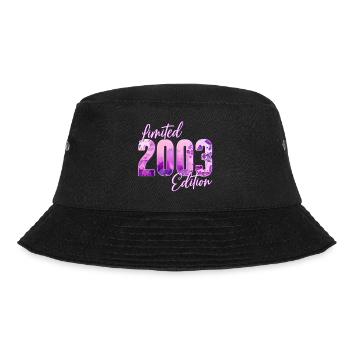 2003 Born birthday woman - Bucket Hat - black - Front - Lela (165cm)