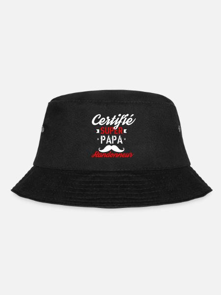 Certifié super papa randonneur - Bob - noir