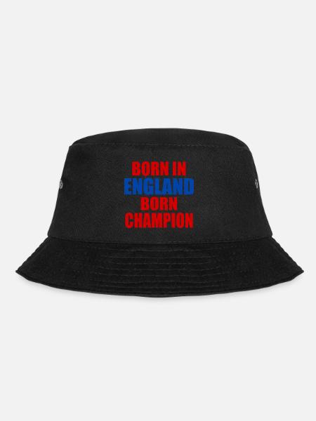 born in england born champion - england - Bucket Hat - Schwarz
