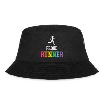 Proud LGBT Runner - Bucket Hat - black - Front - Lela (165cm)