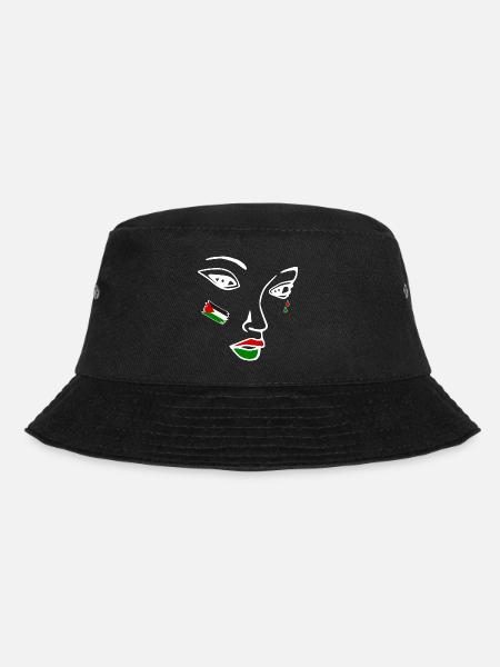 Free palestine - Bucket Hat - Schwarz