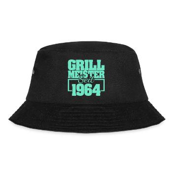 1964 - Bucket Hat - Schwarz - Vorne - Lela (165cm)