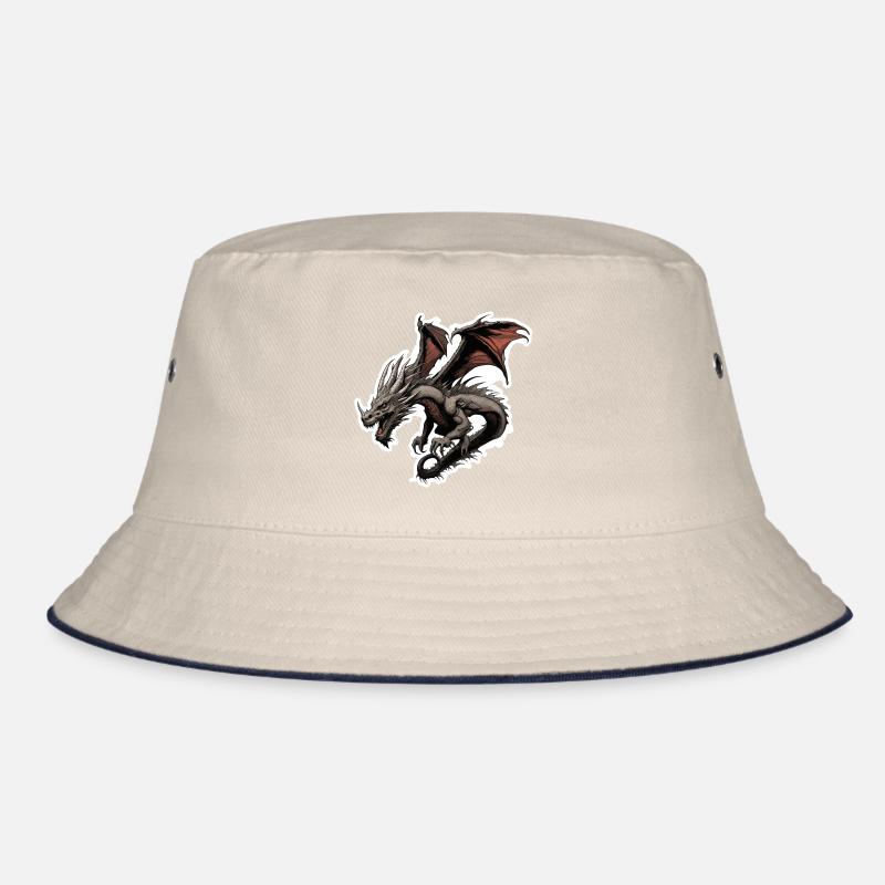 Dragon / Animal / Fire / Mythical Creatures / Fairy Tale Bucket Hat