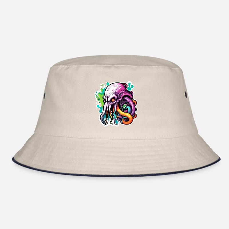 Cthulhu / Demon / Fantasy / Horror / Tentacle Bucket Hat