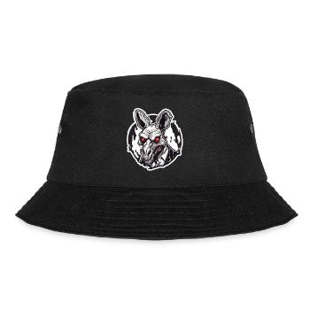 Kangaroo / Animal / Australia / Marsupial / Outback - Bucket Hat - black - Front - Lela (165cm)