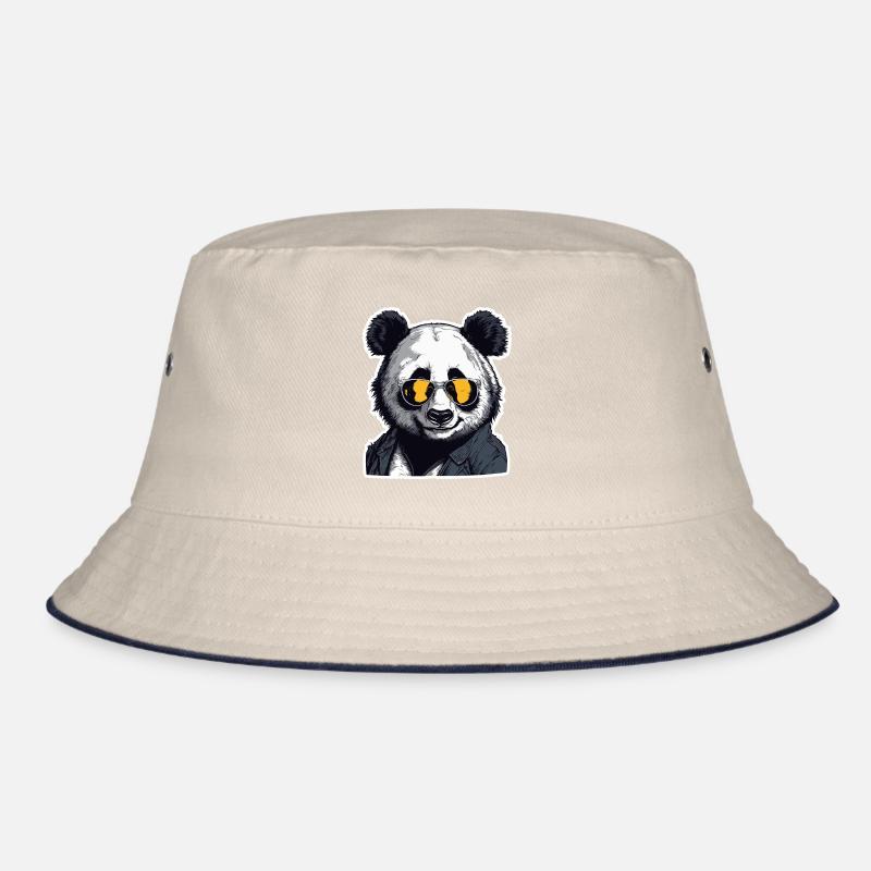 Panda / Tier / Zoo / Bambus / Wild / Kindlich Bucket Hat