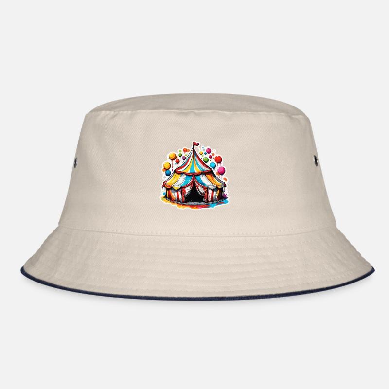 Circus tent / Circus ring / Entertainment / Artists Bucket Hat