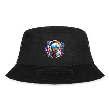 Headphones / Audio / Music / Sound / Studio / Cool - Bucket Hat - black - Front - Lela (165cm)