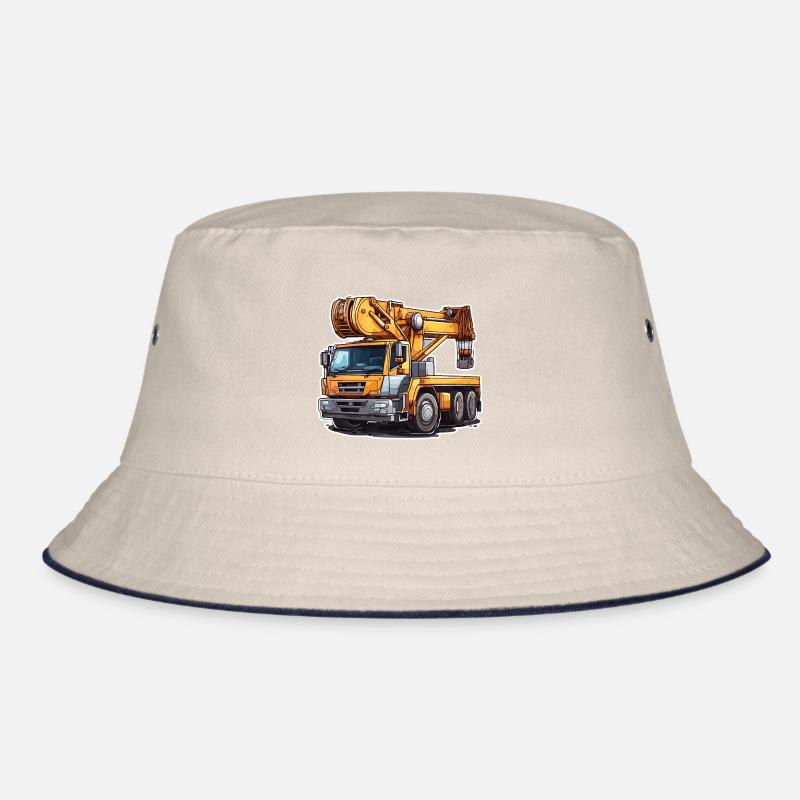 Kran / Baustelle / Seilwinde / Kransystem Bucket Hat