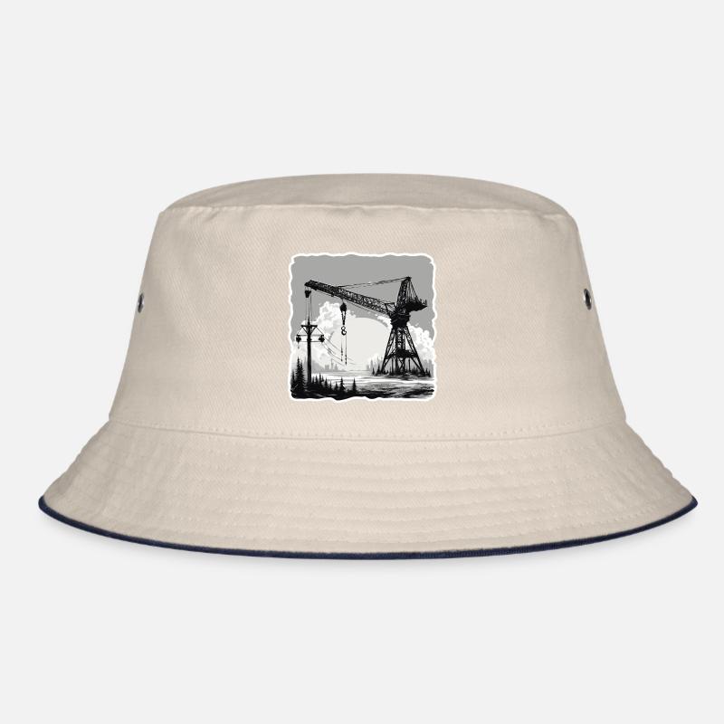 Kran / Baustelle / Seilwinde / Kransystem Bucket Hat