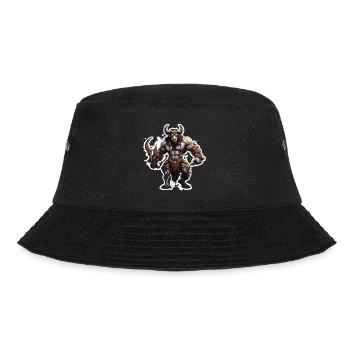 Minotaur / Greek Mythology / Creature - Bucket Hat - black - Front - Lela (165cm)