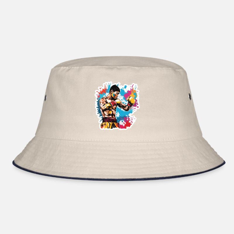 Boxer / Sport / Kampf / Arena / Boxring / Fäuste Bucket Hat